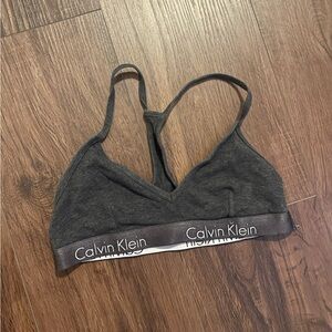 Calvin Klein Lounge Bra | Gray | Size S